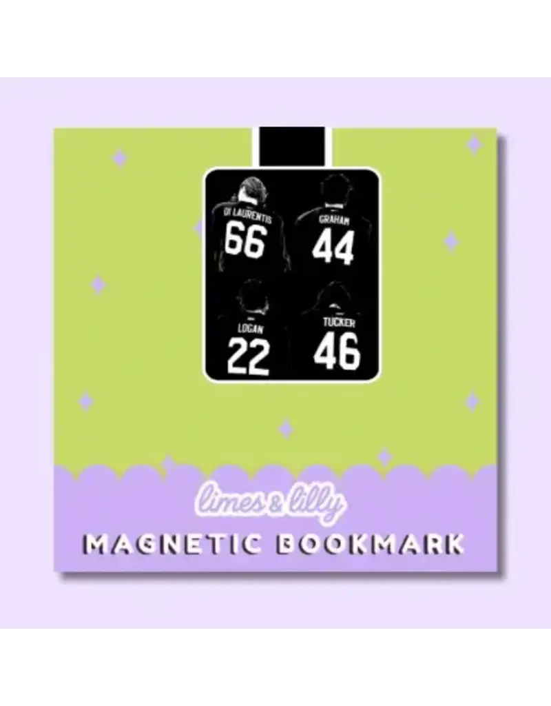 limes & Lilly Briar Hockey Jerseys Magnetic Bookmark