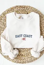 arden&gold Embroidered East Coast Crewneck