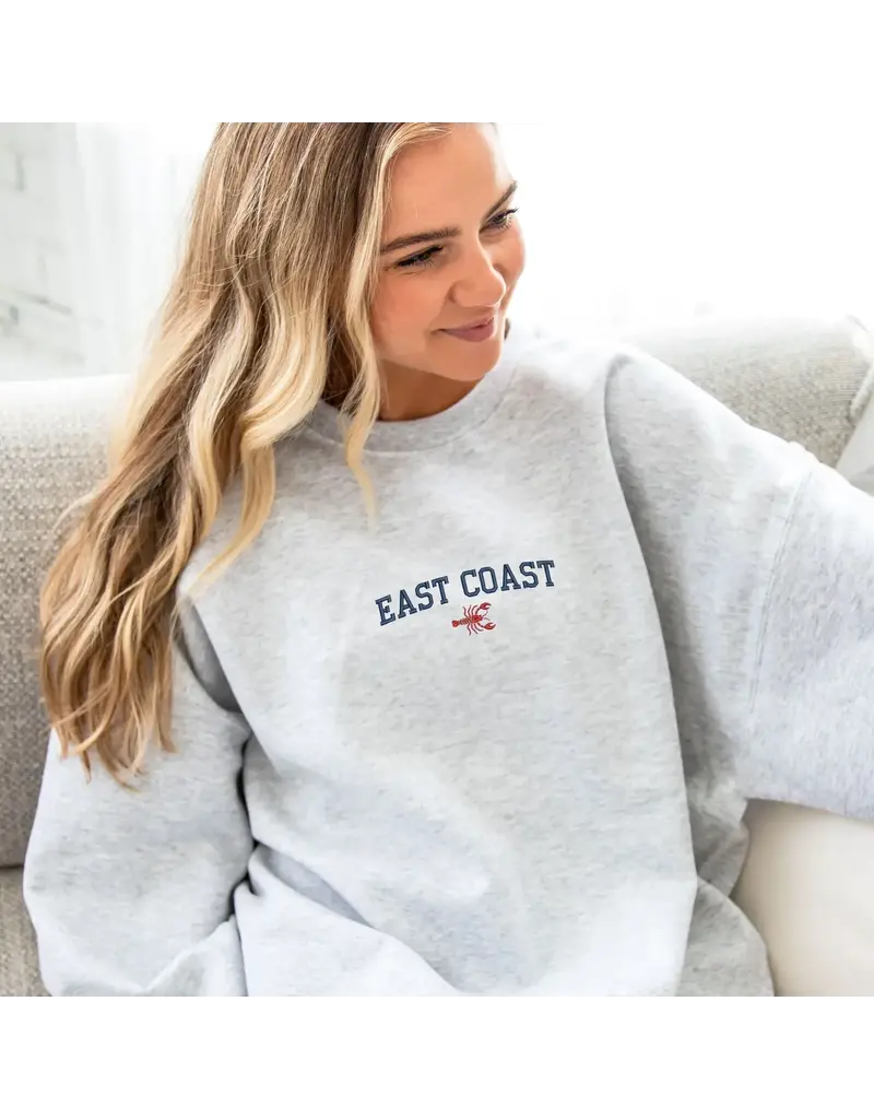arden&gold Embroidered East Coast Crewneck