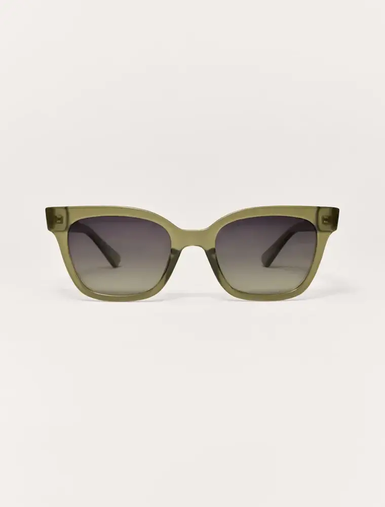 Z Supply High Tide Olive - Gradient Polarized Sunglasses