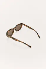 Z Supply Staycation Brown Tortoise - Brown Polarized Sunglasses