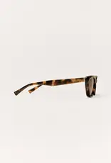 Z Supply Staycation Brown Tortoise - Brown Polarized Sunglasses
