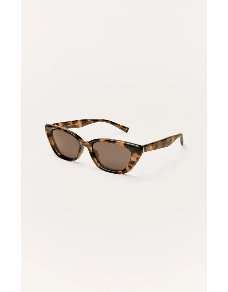 Z Supply Staycation Brown Tortoise - Brown Polarized Sunglasses