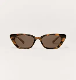 Z Supply Staycation Brown Tortoise - Brown Polarized Sunglasses