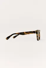 Z Supply Park Ave Brown Tortoise-Grey Polarized Sunglasses