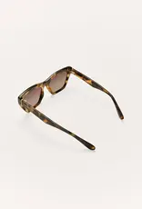 Z Supply Park Ave Brown Tortoise-Grey Polarized Sunglasses