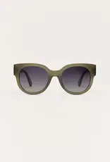 Z Supply Lunch Date Olive - Gradient Polarized Sunglasses
