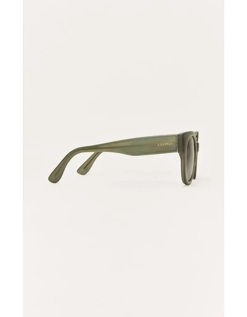 Z Supply Lunch Date Olive - Gradient Polarized Sunglasses