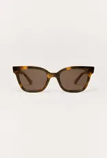 Z Supply High Tide Brown Tortoise - Brown Polar