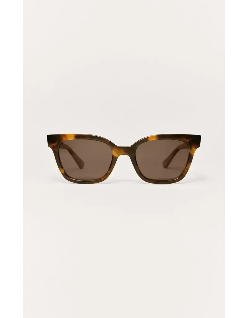 Z Supply High Tide Brown Tortoise - Brown Polar