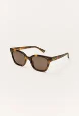 Z Supply High Tide Brown Tortoise - Brown Polar