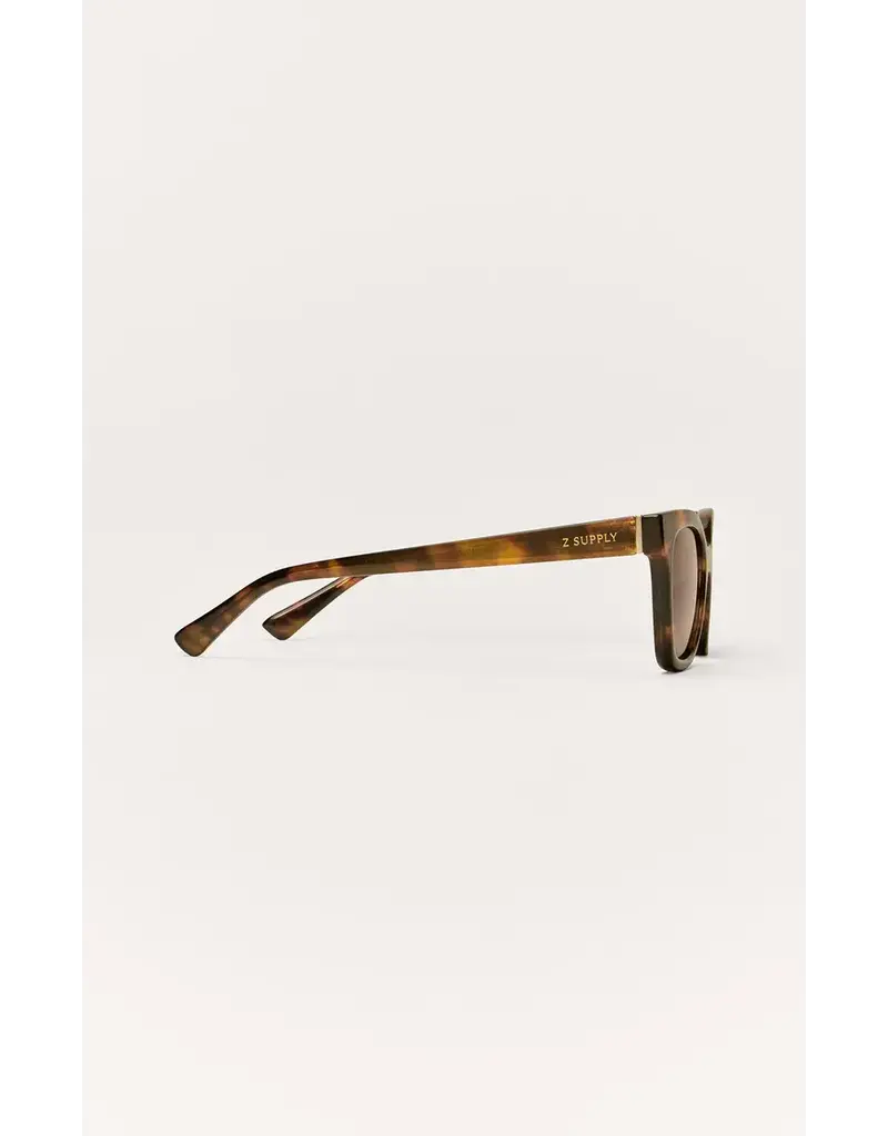 Z Supply High Tide Brown Tortoise - Brown Polar
