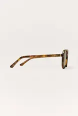 Z Supply Tourist Brown Tortoise-Gradient Polarized Sunglasses