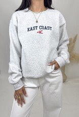 arden&gold Embroidered East Coast Crewneck