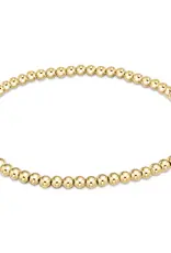 ENEWTON Classic Gold 3MM Bead Bracelet
