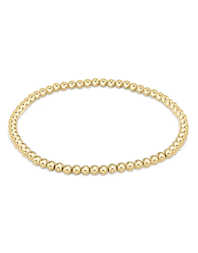 ENEWTON Classic Gold 3MM Bead Bracelet