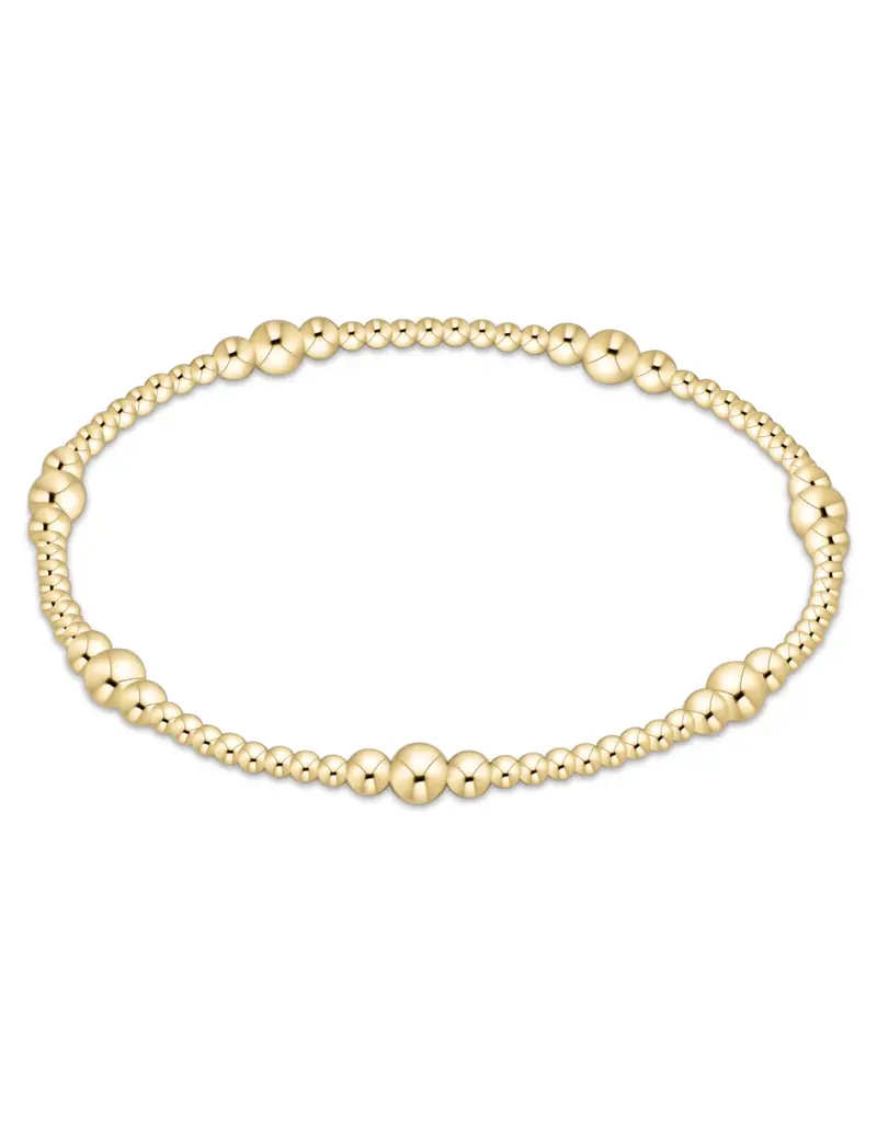 ENEWTON Purpose Gold 4MM Bracelet (small/medium)