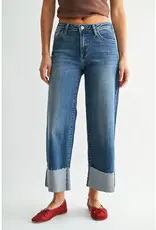 Just Black Denim Scissor Cut Wide Leg Denim