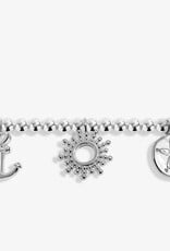 A Littles & Co. Silver Plated Anklet Ocean Charms