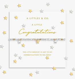 A Littles & Co. Sparkle Confetti Congratulations Bracelet