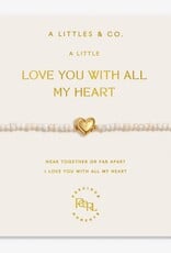A Littles & Co. Precious Moments Love you with all my Heart Bracelet