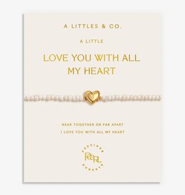 A Littles & Co. Precious Moments Love you with all my Heart Bracelet