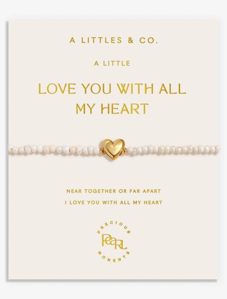 A Littles & Co. Precious Moments Love you with all my Heart Bracelet
