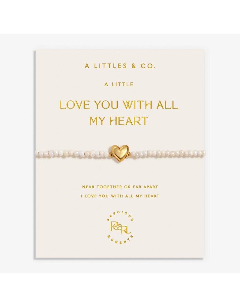 A Littles & Co. Precious Moments Love you with all my Heart Bracelet