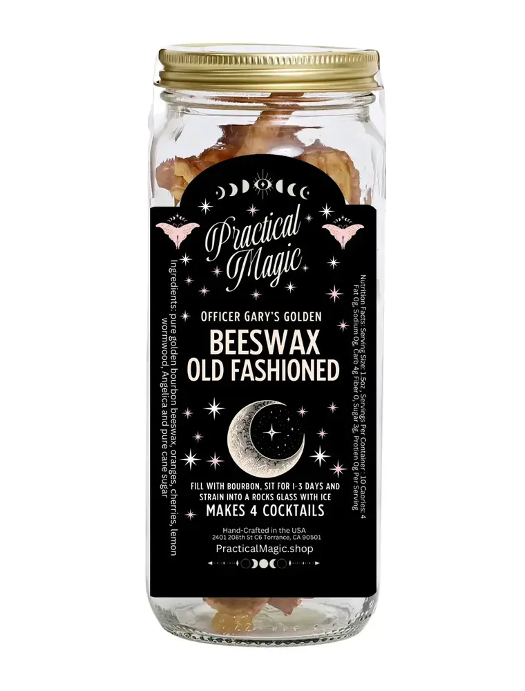 Practical Magic Apothecary & Craft Cocktails Beeswax Old Fashioned Craft Cocktail Infusion Kit