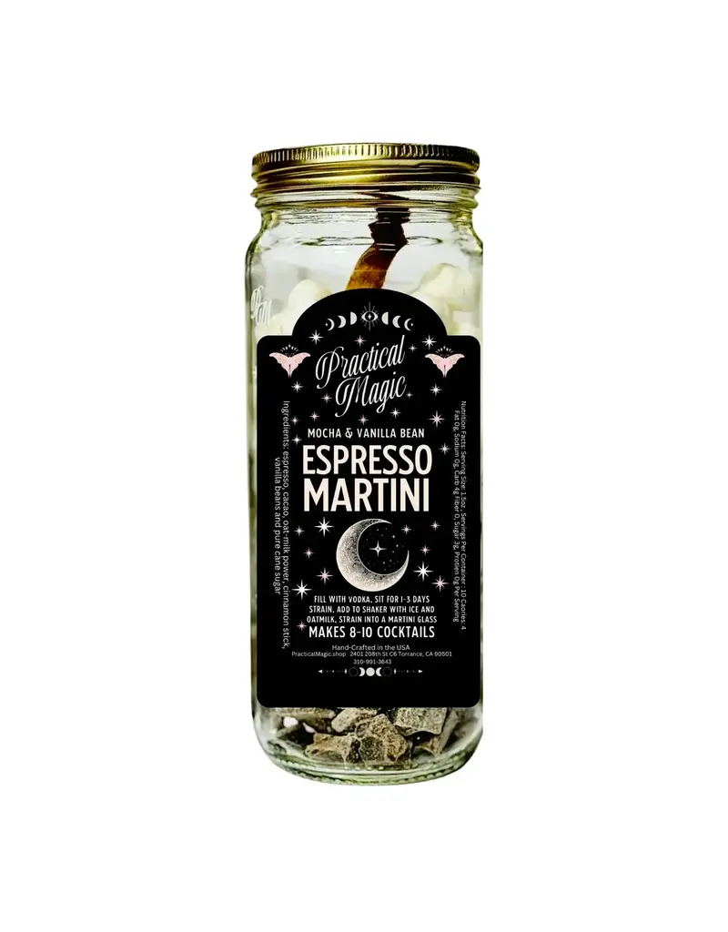 Practical Magic Apothecary & Craft Cocktails Espresso Martini Craft Cocktail Infusion Kit
