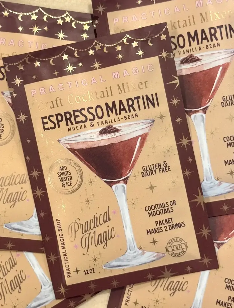 Practical Magic Apothecary & Craft Cocktails Espresso Martini Packet (makes 2 cocktails or mocktails)