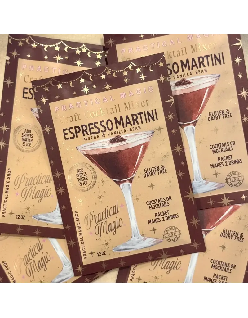 Practical Magic Apothecary & Craft Cocktails Espresso Martini Packet (makes 2 cocktails or mocktails)