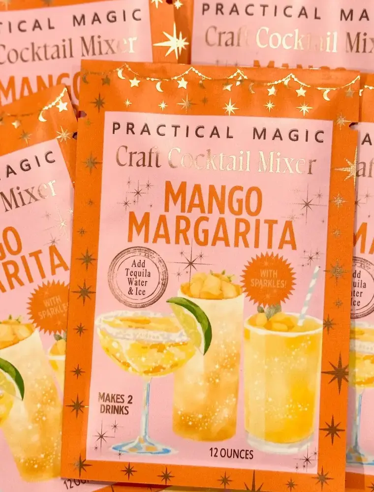 Practical Magic Apothecary & Craft Cocktails Mango Margarita Packet (makes 2 cocktails or mocktails)