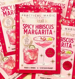 Practical Magic Apothecary & Craft Cocktails Spicy Hibiscus Sparkly Margarita (makes 2 cocktails or mocktails)