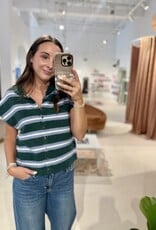 Entro Striped Cozy Sweater Tank