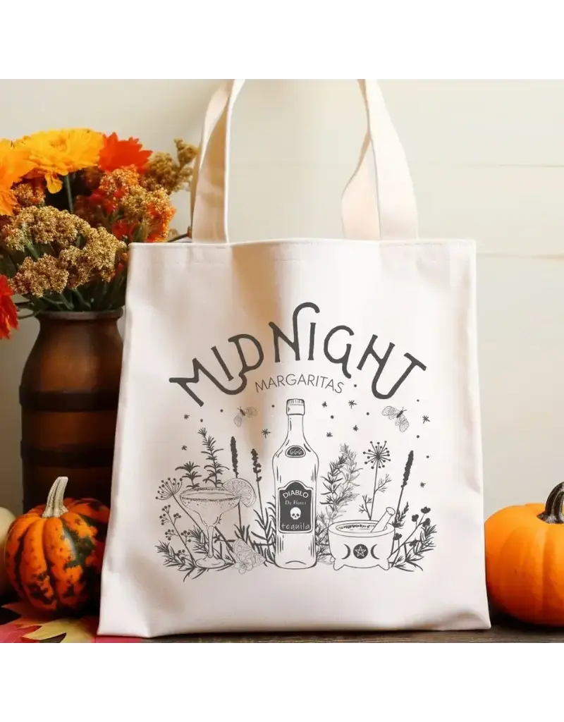 sisterray Midnight Margaritas Practical Magic Tote Bag