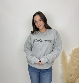 Custom Delaware Embroidered Sweatshirt