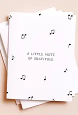 amy zhang A Little Note of Gratitude Thank You Greeting Card