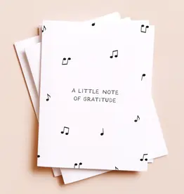 amy zhang A Little Note of Gratitude Thank You Greeting Card