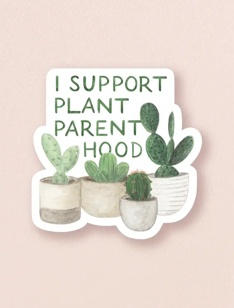 amy zhang Waterproof Plant Pun Feminist Sticker