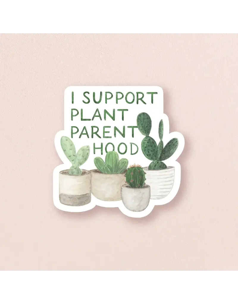 amy zhang Waterproof Plant Pun Feminist Sticker