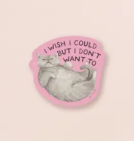amy zhang Waterproof Wish I Could Sticker