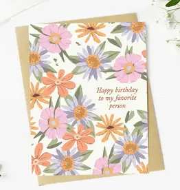 big moods Happy Birthday to my Favorite Person Greeting Card