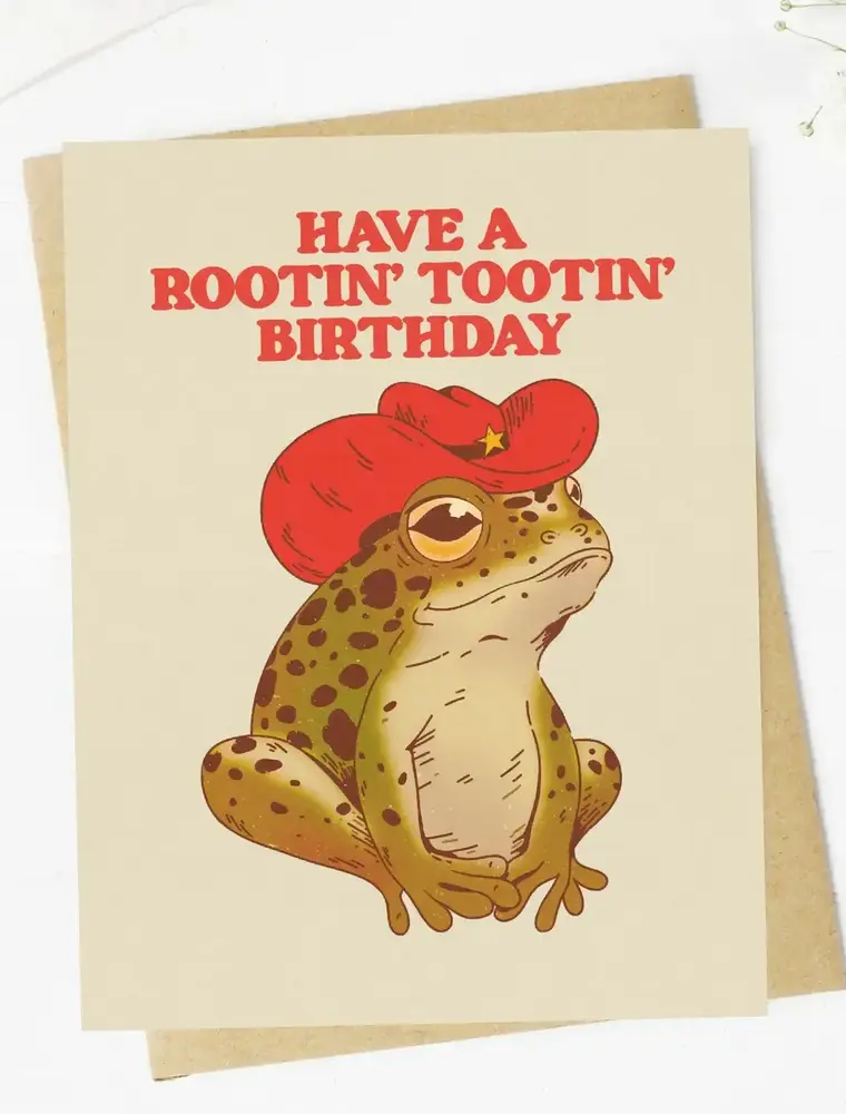big moods Have a Rootin Tootin Birthday Greeting Card