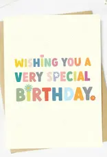 big moods Very Special Birthday Greeting Card