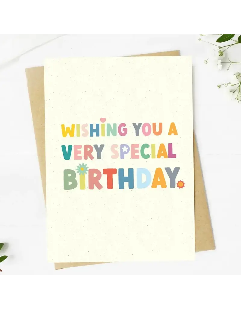 big moods Very Special Birthday Greeting Card