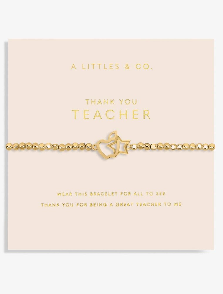 A Littles & Co. A Little Thank you Teacher Bracelet