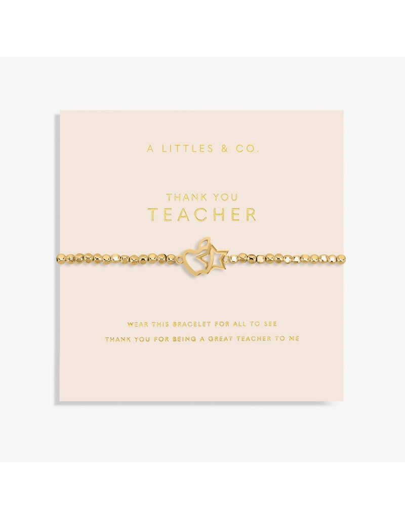 A Littles & Co. A Little Thank you Teacher Bracelet
