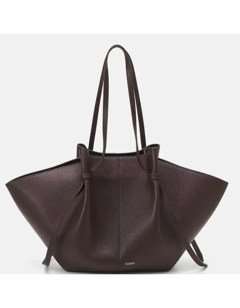 dipped shop Minimalist Large Tote Bag - Dark Coffee