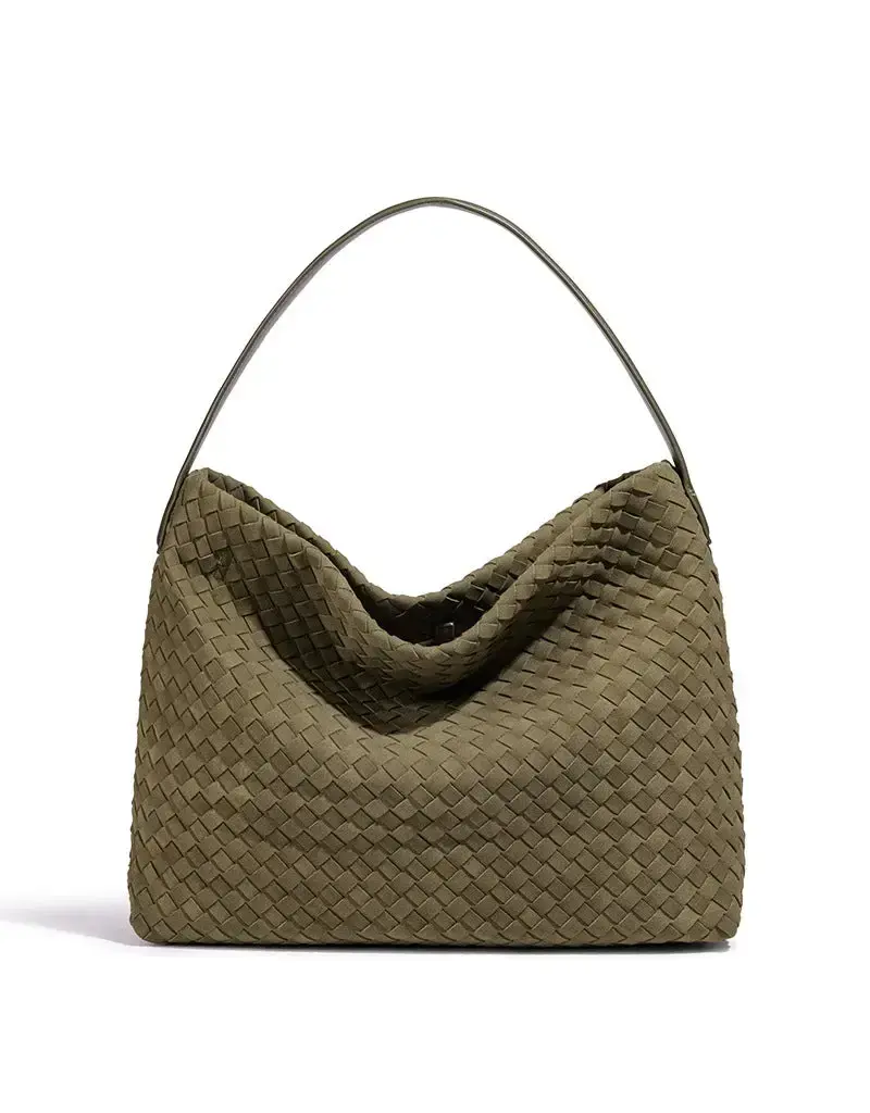 dipped shop Simple Woven Bag Olive